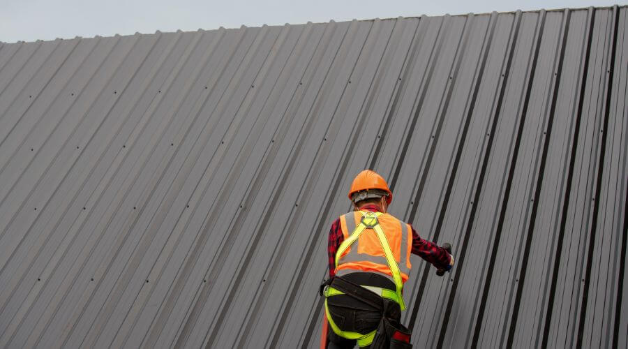Professional metal roof installation services in Riley, OR